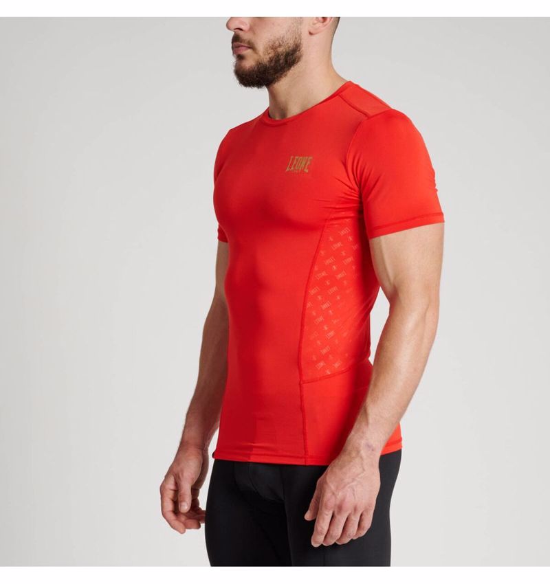 LEONE DNA RASHGUARD - RED